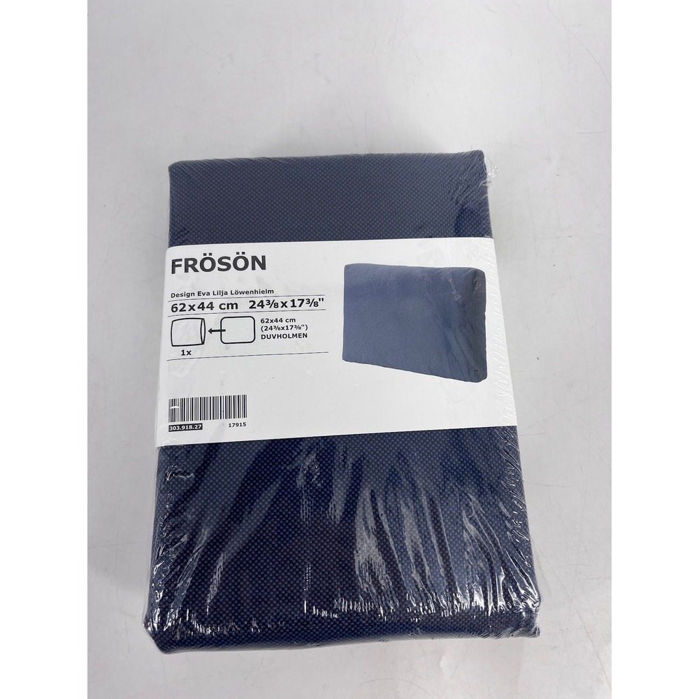IKEA FROSON Outdoor Chair Pad‎ Cover Dark Blue 24x17 303.918.27 New